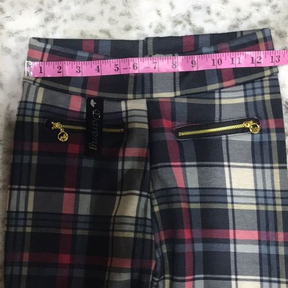 Plaid Stretch Pant - Picture 7 of 8